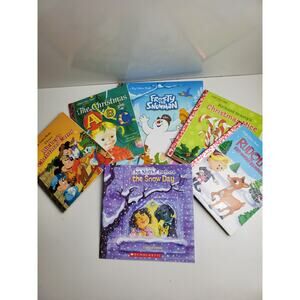 Golden Books Mixed Lot of 6 Classic Christmas & Snow Day Children's Story Books